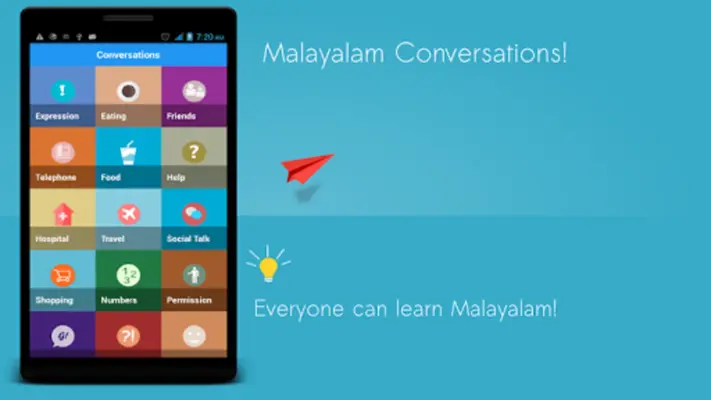 Speak Malayalam 360 android App screenshot 0