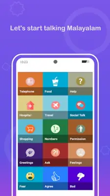 Speak Malayalam 360 android App screenshot 4