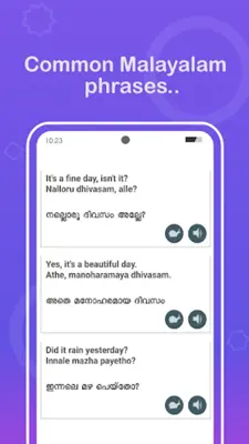 Speak Malayalam 360 android App screenshot 5